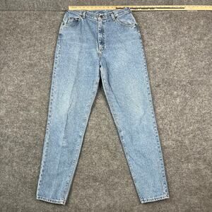 Lee Jeans Womens Size 16 Long Blue High‎ Rise Tapered Vintage Mom Denim